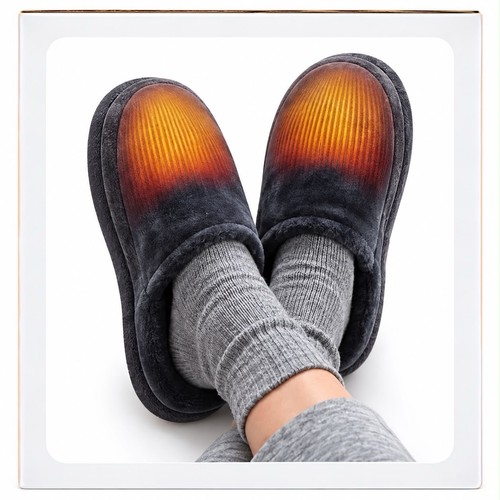 Heated slippers - heated, (size