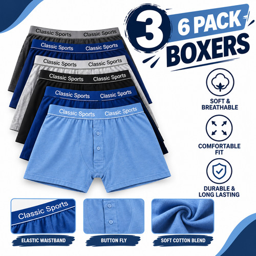 Pack mens classic boxer - classic,
