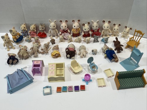 Huge vintage calico critters - huge,