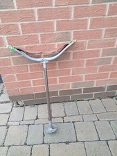 Gamebird Shooting Stick Large Handle Leather Seat Made in England New old Stock