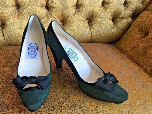 Emma hope green suede court - hope,