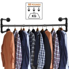 Industrial Pipe Clothing Rack
