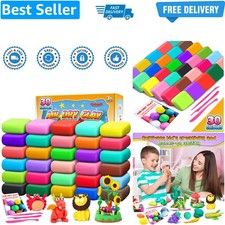 Air Dry Clay, 30 Colours