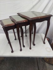 Vintage Mahogany Nest of