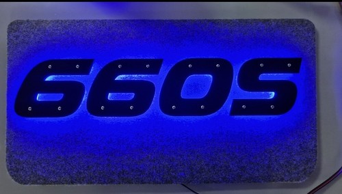 Scania 660 neon led board - neon,