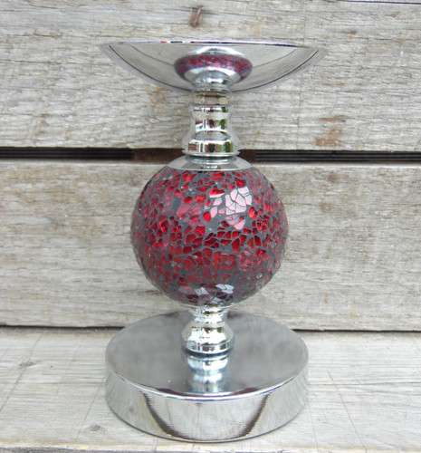 Decorative maroon red ball - decorative,