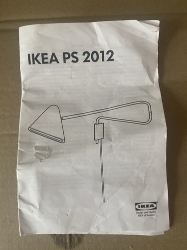 Ikea 2012 wall lamp rare - ikea,