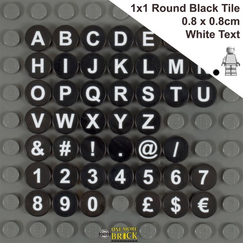 Lego letters numbers - lego, 1x1