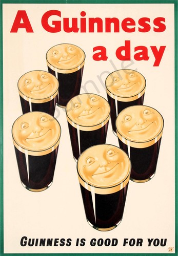 Vintage poster guinness drink - poster,