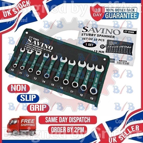 10pc stubby combination - 10pc,