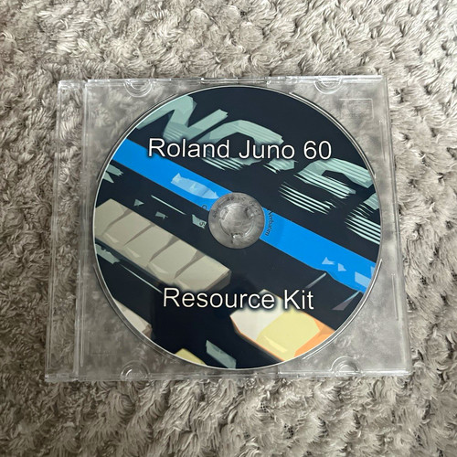 Roland juno resource - kit, cd