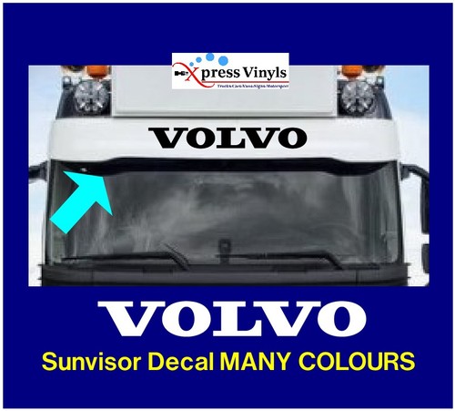 Volvo sun visor - sun-visor, decal