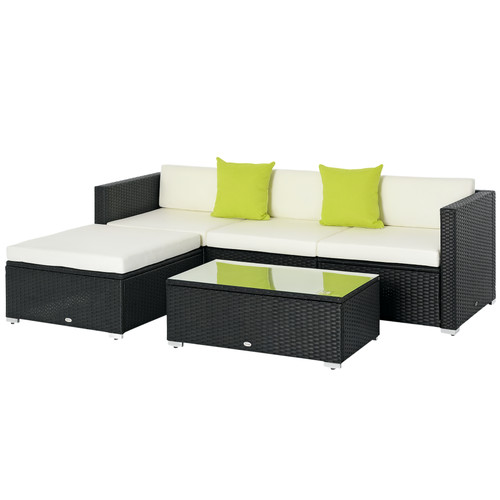 Outsunny pieces rattan - rattan, sofa