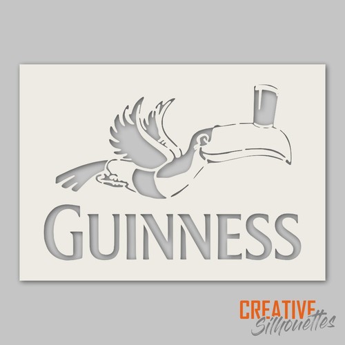 Toucan guinness stencil - toucan,