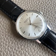 Vintage Rare Mens Wakmann 17J Swiss Manual Stainless Steel 34.3mm Running 