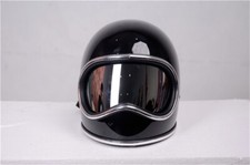 Full Face Motorcycle Helmet Retro Style Rider Small Helmet with Shield SORK New