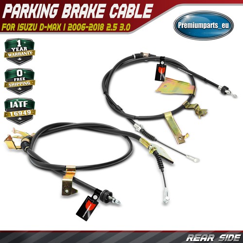 Handbrake cable rear side - 2x,