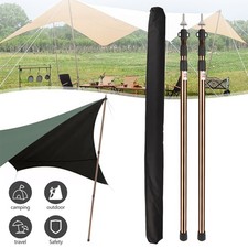 2xTent Poles Telescopic Awning
