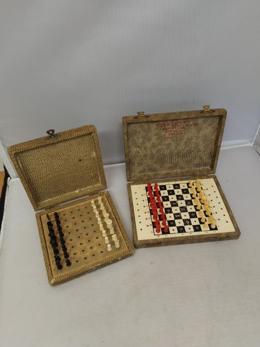 Vintage chess sets miniature - sets,