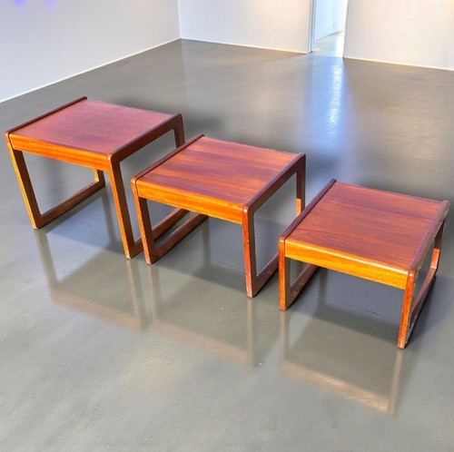 Mid century teak nest - century,