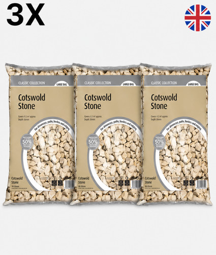 Cotswold decorative stones - 3x,