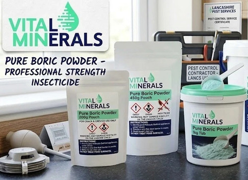 Boric powder pure kills - boric, 99%