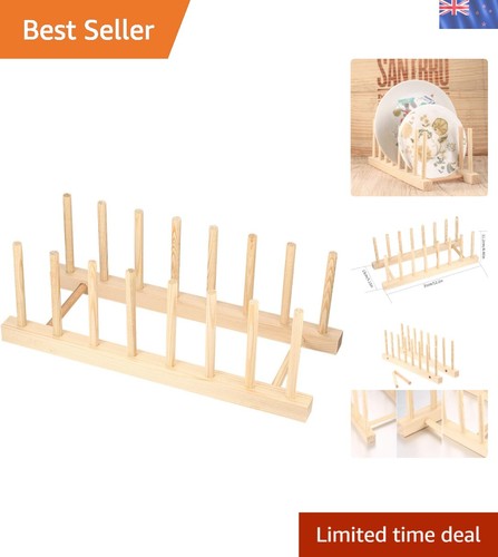 Stylish wooden dish storage - wooden,