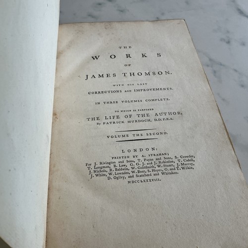 The works james thompson - of,