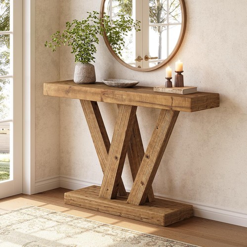 Solid wood console - wood,