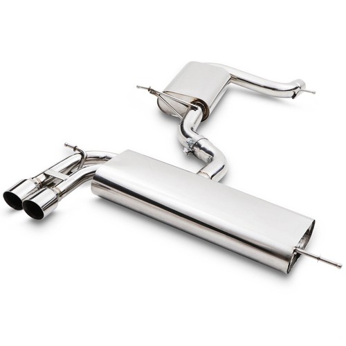 Stainless catback exhaust - stainless,