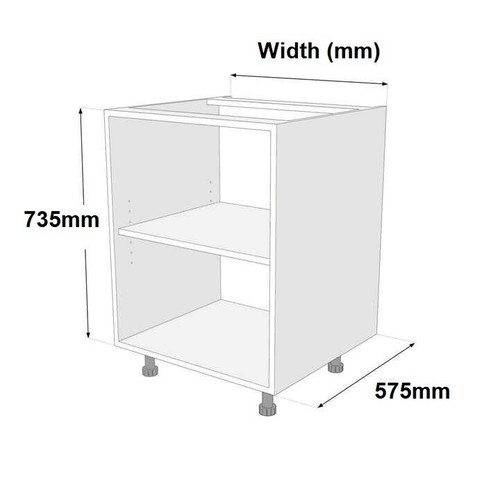 Flat pack white - white, kitchen