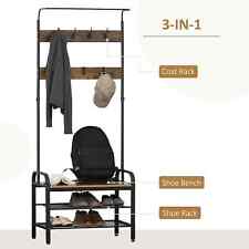 Industrial Coat Rack Stand