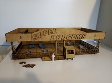 1:50 scale showman's 12 car fairground Dodgems Ride MDF model kit