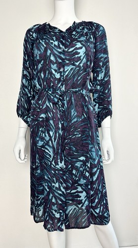 Tucker silk print dress s - print, dress,