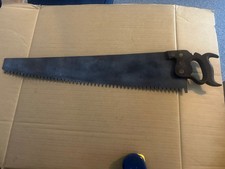 Vintage Crosscut Timber/Logging Saw nearly 2 1/2 ft. Has etch.  