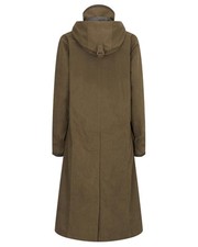 Hoggs of Fife Struther Ladies Long Riding Coat Sage  90% polyester/10% nylon,