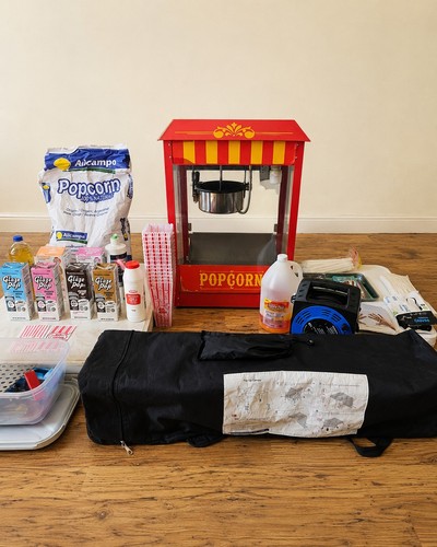 Commercial popcorn machine - popcorn,