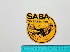 Saba TV Radio Hifi Sticker