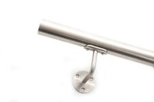 Handrail Stair Rail - Stainless Steel 304 with Round Brackets and Flat Ends