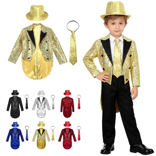 Boys sequin tailcoat party - boys,