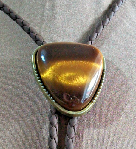 Western bolo tie gold - bolo, tone