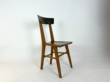 Vintage mid century rustic 1950s French farmhouse chairs