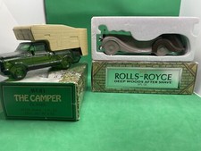 Vintage Avon The Camper and Rolls Royce Oland Aftershave/Talcum Powder Both Mint