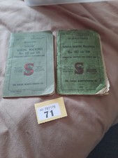 2 Singer Sewing Machine Instruction Books For 127 128 Models 