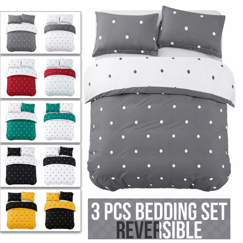 Reversible duvet cover set - reversible,