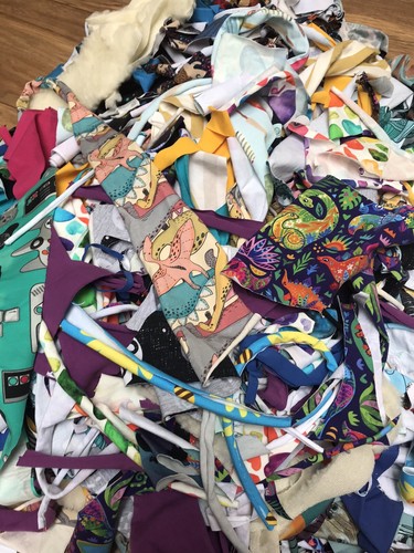 Fabric remnants scraps - fabric, bundle