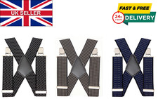 Unisex Jacquard Braces Wide