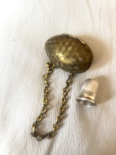 Silver thimble egg - egg, shaped