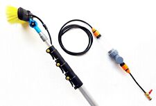 17ft-20ft-24ft Telescopic Water Fed Window Cleaning Pole, Hose Fed Equipment Kit