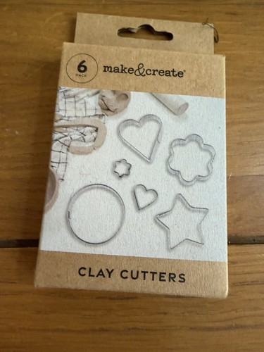 Metal clay cutters pack - 6,